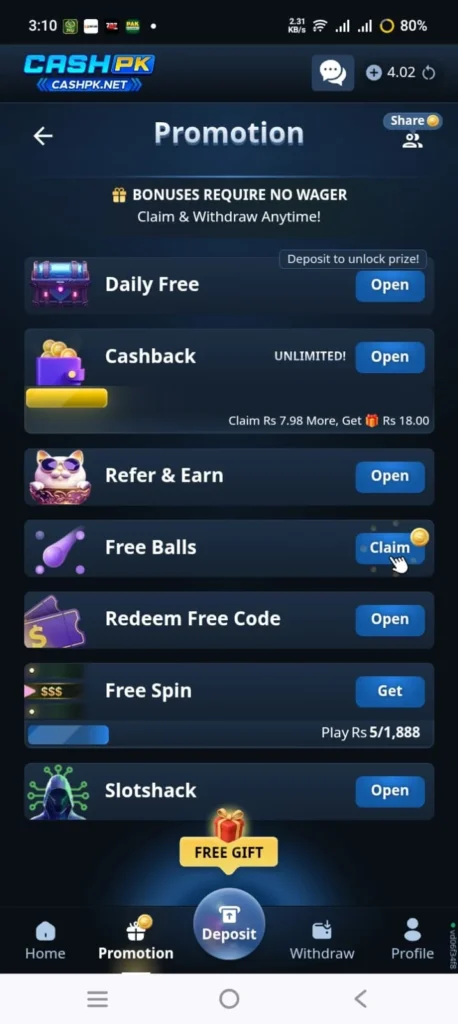 Cash PK Game