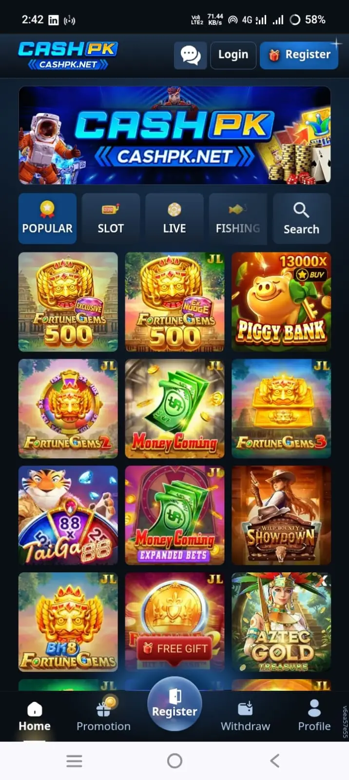 CashPK Game