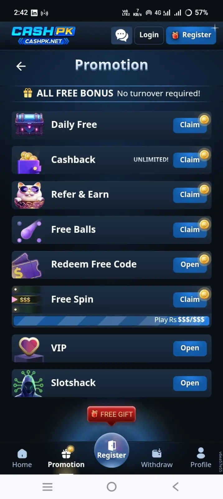 CashPK Game